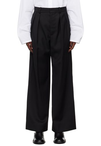 WARDROBE.NYC Black Low Rise Trousers