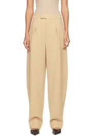 WARDROBE.NYC Beige Hailey Bieber Edition Trousers