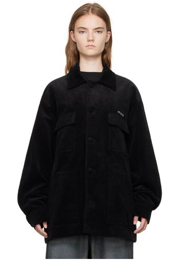 We11done Black Four-Pocket Jacket