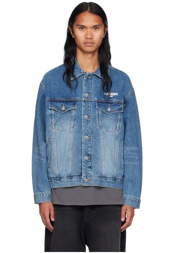 We11done Blue 1506 Trucker Denim Jacket