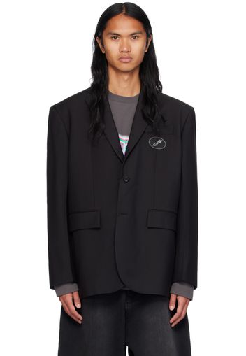 We11done Black Oversized Suit Blazer