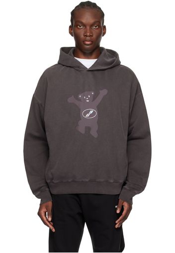 We11done Gray Teddy Hoodie