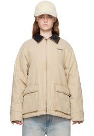 We11done Beige Oxford Jacket