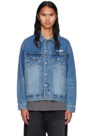 We11done Blue 1506 Trucker Denim Jacket