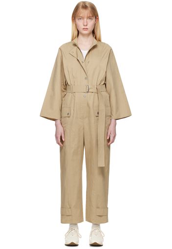 Weekend Max Mara Tan Fasto Jumpsuit