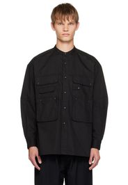 White Mountaineering®︎ Black Patch Pocket Shirt