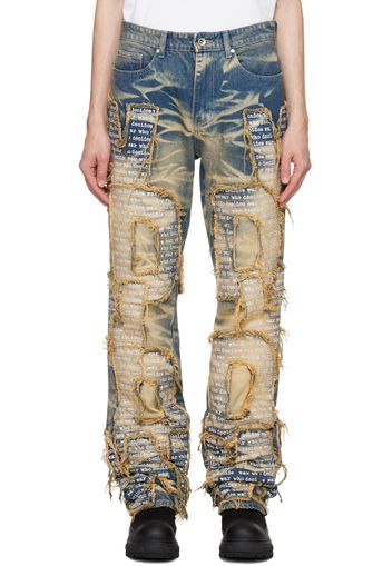 Who Decides War Blue WDW Overlay Jeans