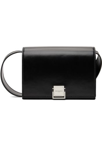 Wooyoungmi Black Leather Crossbody Messenger Bag