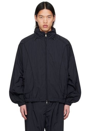 Wooyoungmi Navy Paneled Track Jacket