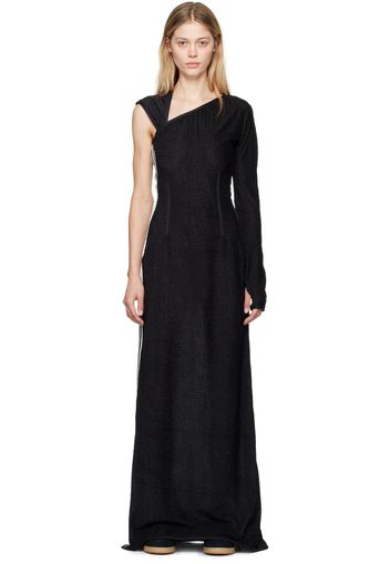 Y-3 Black Warp Maxi Dress