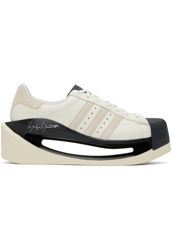 Y-3 Off-White & Black Gendo Superstar Sneakers