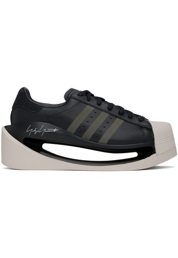 Y-3 Black Gendo Superstar Sneakers