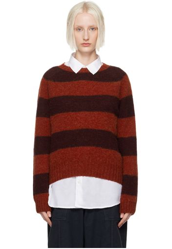 YMC Red & Purple Jets Stripe Sweater