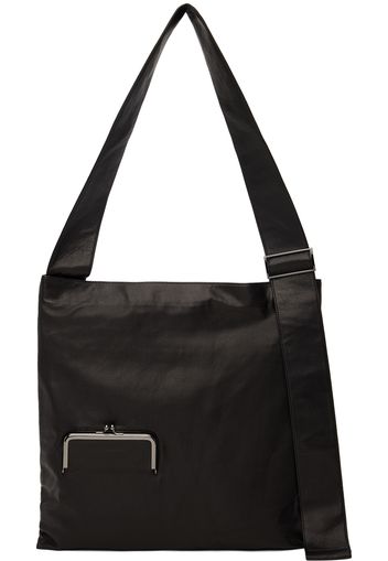 Yohji Yamamoto Black discord Clasp Tote