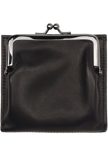 YOHJI YAMAMOTO Black Clasp Wallet