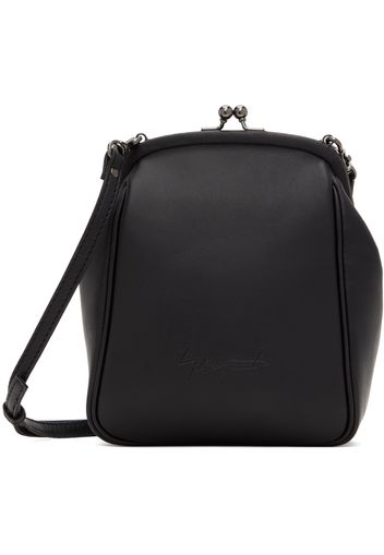 YOHJI YAMAMOTO Black Discord Clasp Bag