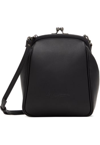 YOHJI YAMAMOTO Black Discord Clasp Bag