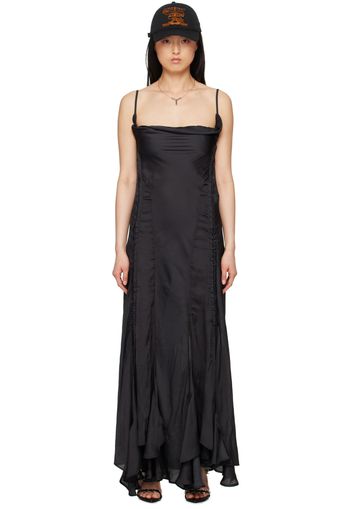 Y/Project Black Hook-Eye Maxi Dress