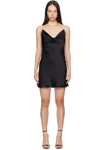 Y/Project Black Invisible Strap Minidress