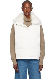 Yves Salomon White Ultralight Down Jacket