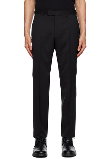 ZEGNA Gray Pleated Trousers