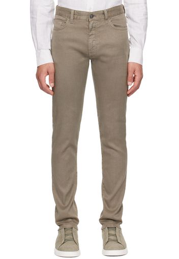 ZEGNA Taupe City Jeans