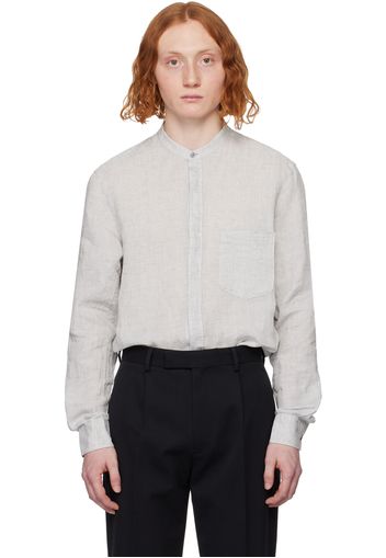 ZEGNA Gray Button Shirt