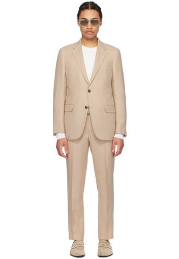 ZEGNA Beige Notched Lapel Suit