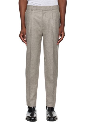 ZEGNA Gray Wool Trousers