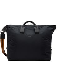 ZEGNA Black Technical Fabric Holdall Duffle Bag