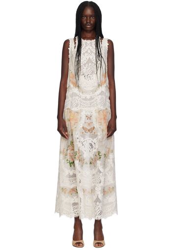 ZIMMERMANN Off-White Natura Maxi Dress