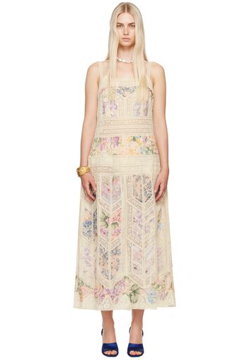 ZIMMERMANN Multicolor Halliday Slip Dress