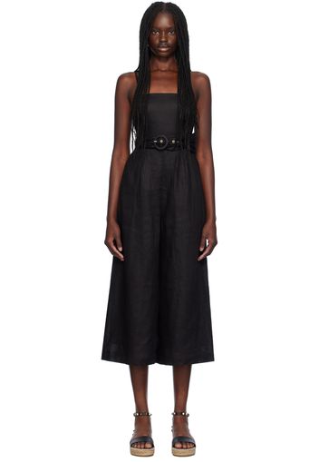 ZIMMERMANN Black Belted Jumpsuit