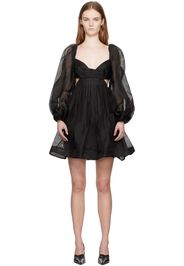 ZIMMERMANN Black Harmony Bralette Minidress