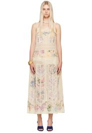 ZIMMERMANN Multicolor Halliday Slip Dress