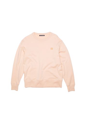 Acne Studios Face Patch Crewneck Sweatshirt Powder Pink