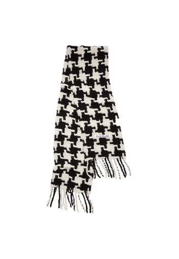 Acne Studios Houndstooth Scarf Black/White