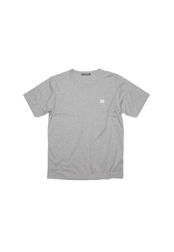 Acne Studios Lightweight Nash Face T-shirt Light Grey Melange