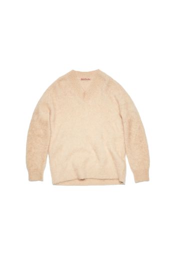 Acne Studios V Neck Jumper Sweater Warm Beige