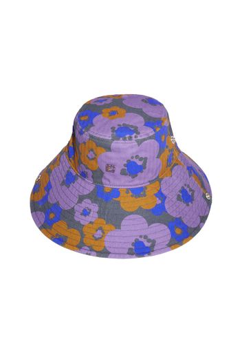 Acne Studios Flower Bucket Hat Purple/Brown