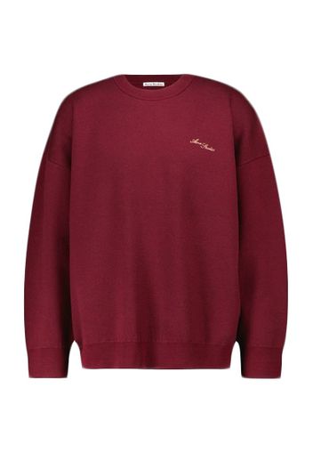 Acne Studios Crewneck Sweater Cherry Red