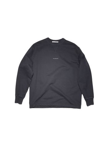 Acne Studios Logo Crewneck Sweatshirt Black