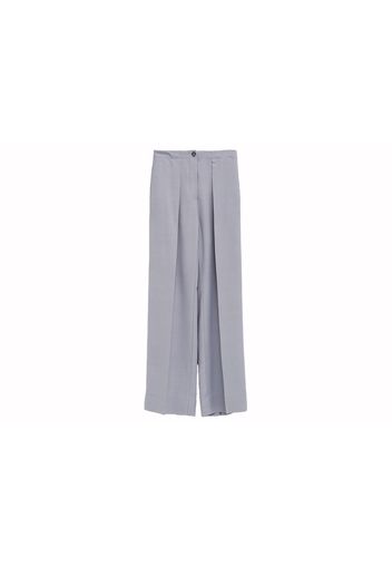 Acne Studios Tailored Wool Blend Trousers Dusty Lilac As3