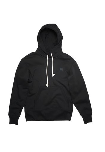 Acne Studios Face Patch Logo Hooded Sweatshirt Black