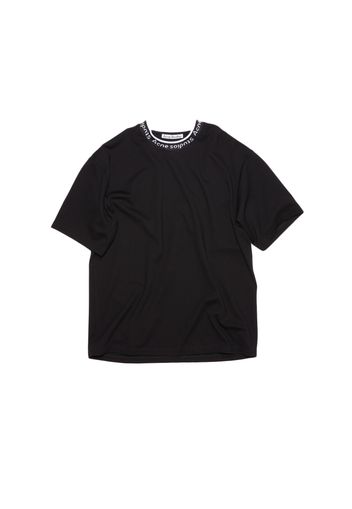 Acne Studios Logo Rib T-shirt Black