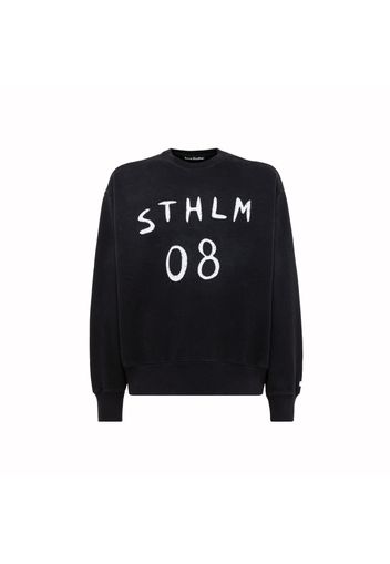 Acne Studios Crew Neck Sweatshirt Carbon Grey