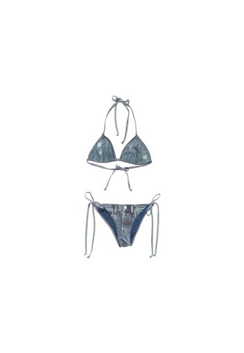 Acne Studios Printed Bikini Denim Blue