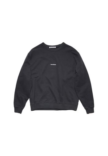 Acne Studios Stamp Logo Sweatshirt Black