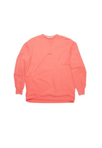 Acne Studios Logo Crewneck Sweatshirt Salmon Pink