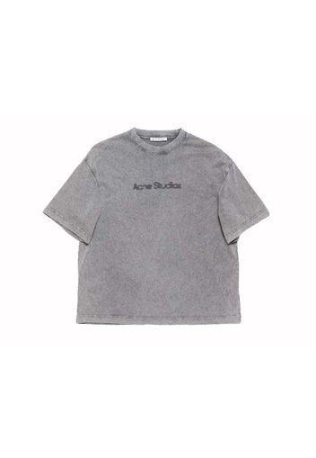 Acne Studios Fasded Logo T-Shirt Faded Grey